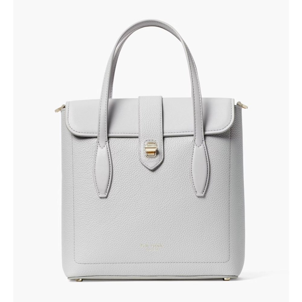 New Kate Spade Essential Medium North South Tote Pebble Leather Luna